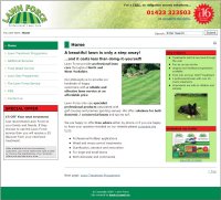 Lawn Force website - Professional lawn care in North and West Yorkshire
